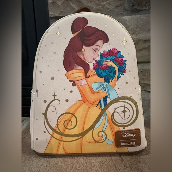 Loungefly Handbags - Disney Loungefly Belle Mini Backpack 🌹